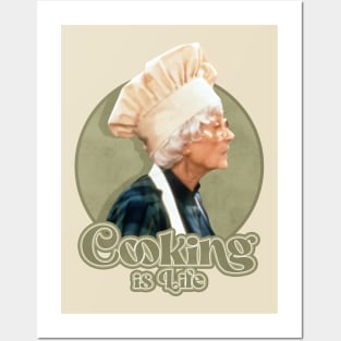 GOLDEN GIRLS Estelle Getty CHEFF Posters and Art